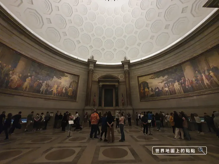 展示三大文件之圓形大廳