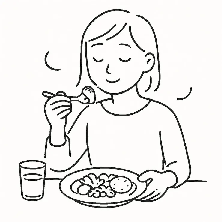 享受飲食 : 想像這是第一次接觸它