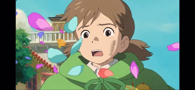 在最大的吞噬他人:戰爭的海嘯。身體啟動改變機制，用自己的夢來保護主人翁不被殘酷現實視覺衝擊導致癱瘓行動，突為動畫版片段-cocoon繭  漫畫原作 今日マチ子