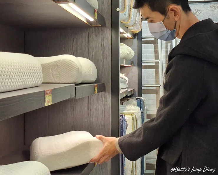 ▲好傢在寢具床墊館-竹北店/圖片來源：Betty's Jump Diary