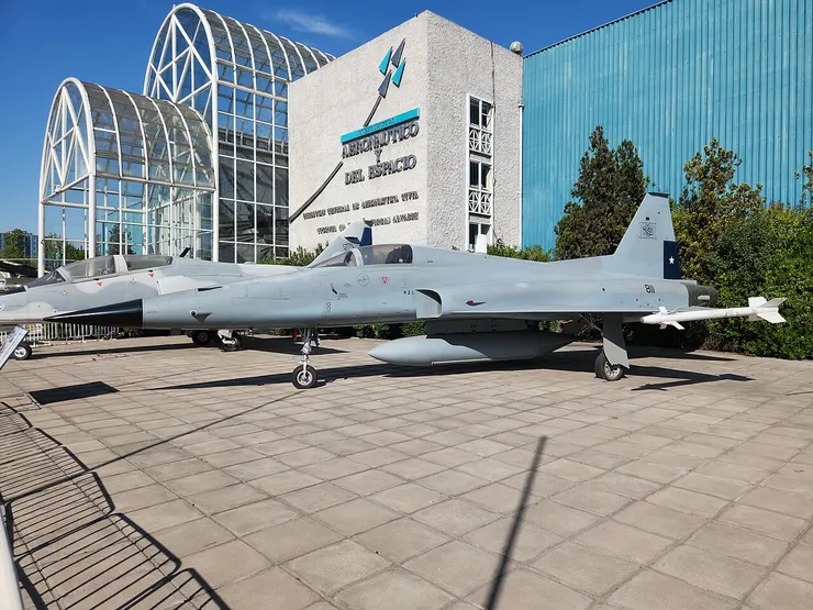 於智利國家航空博物館展出的F-5E Tiger III