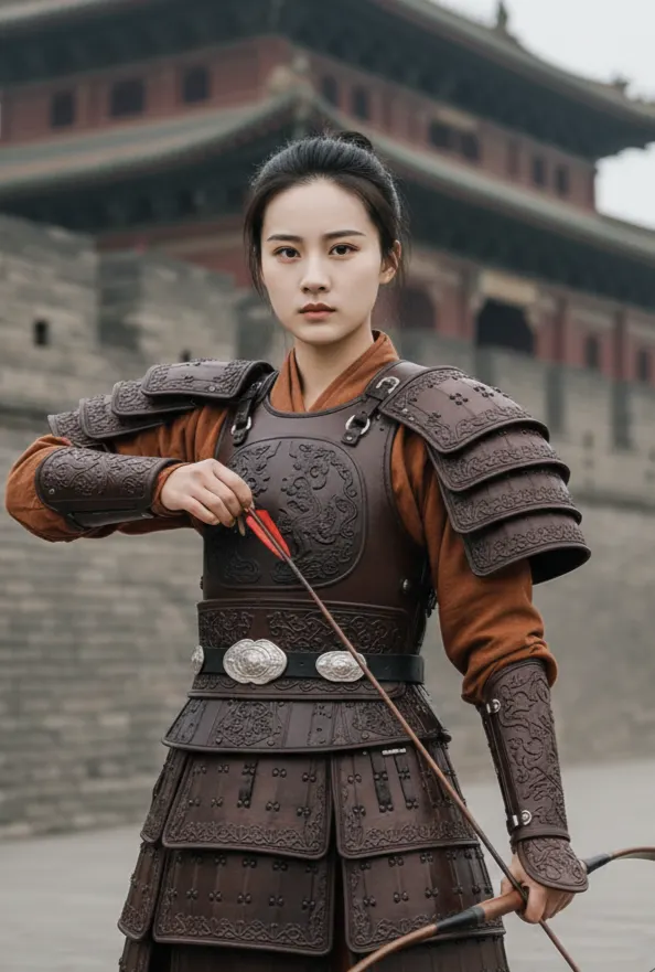 AI生成的古代女將軍