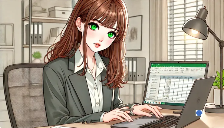 NamiKo 助理 - 上班的樣子