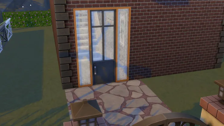 大門比較普通，沒有很華麗。