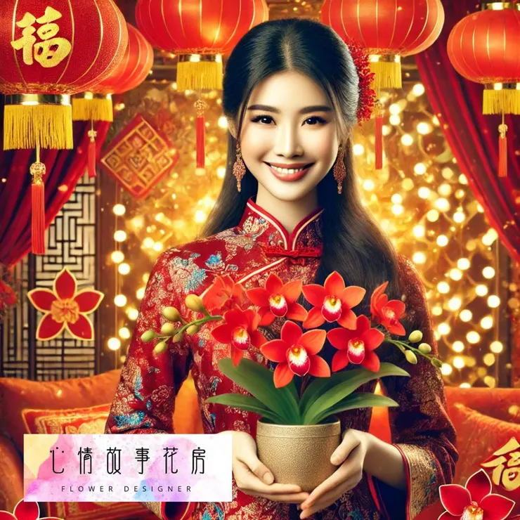 台南最推薦花店|心情故事花房陪您迎接蛇年,蘭花盆栽添喜氣,公家機關、銀行、醫院一致首選!