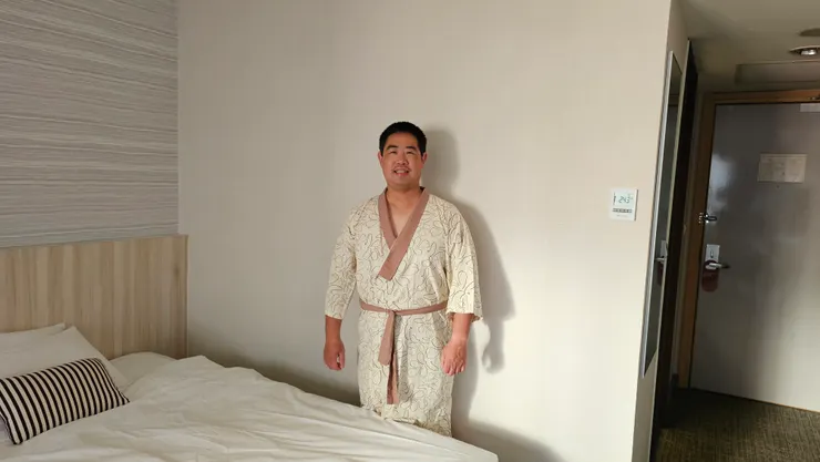 台北凱撒大飯店的浴袍!