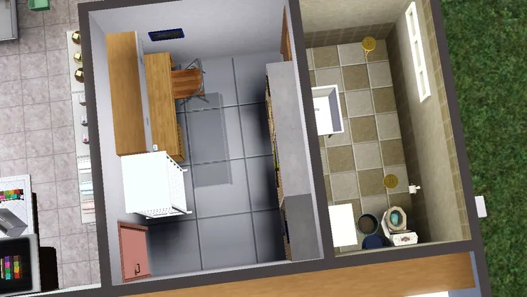 員工辦公室分為兩個部份，有自己的洗手間。