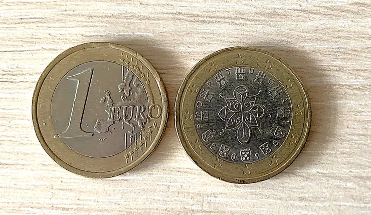 1歐元