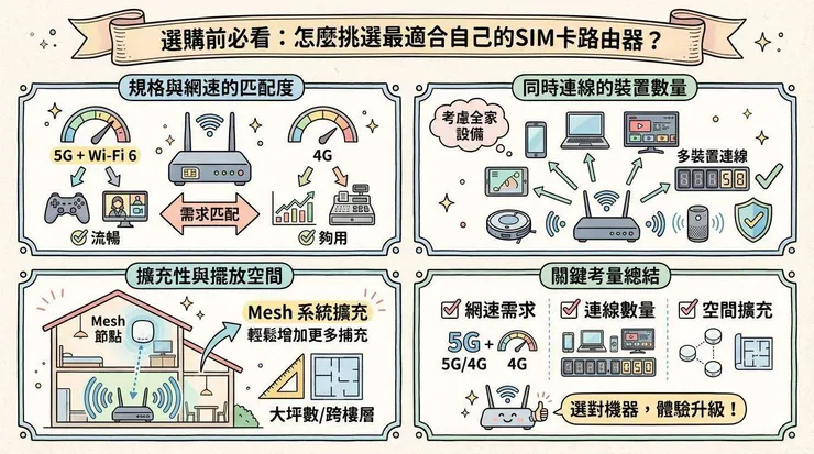 選購前必看：怎麼挑選最適合自己的SIM卡路由器？