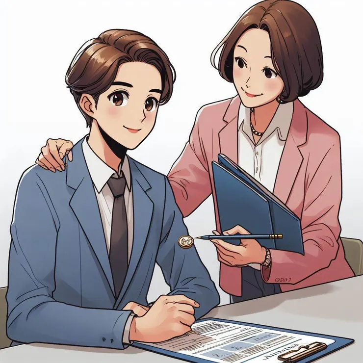 保險業務阿姨請吃飯講保險的示意圖