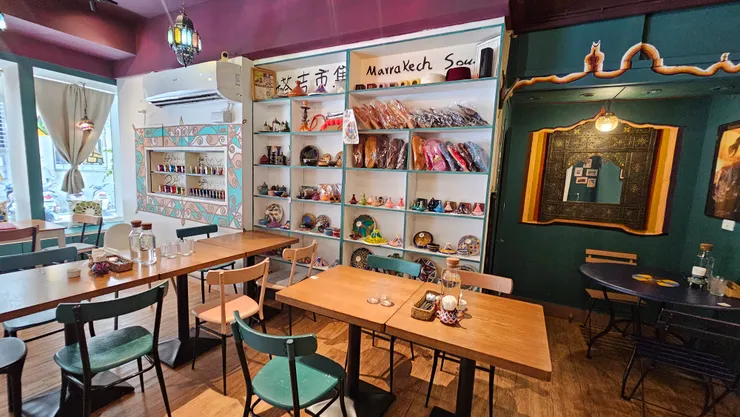 塔吉摩洛哥料理的店內裝潢!