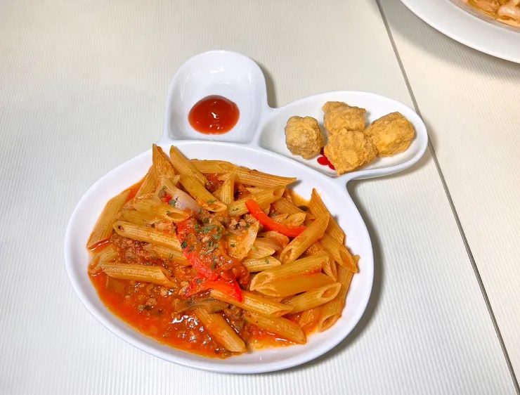 壯碩兒童餐-壯壯肉醬筆管麵