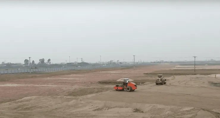 北越的台灣科學園區已經開始大興土木,距離河內僅20分鐘車程