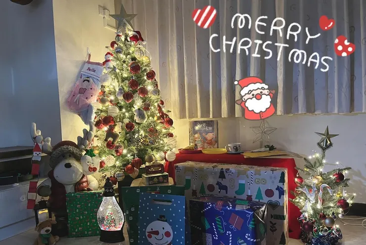 平安夜的聖誕樹