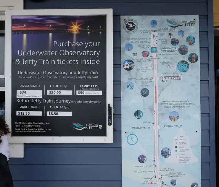 Busselton Jetty 小火車票價