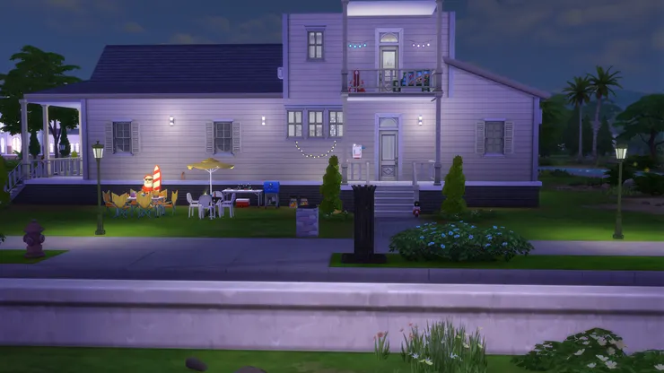 鄰居就算看不到我這裏漂亮的燈光，也一定嗅得到肉香！