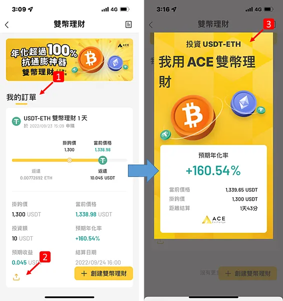 ACE交易所｜理財錢包 雙幣理財初體驗附操作指南