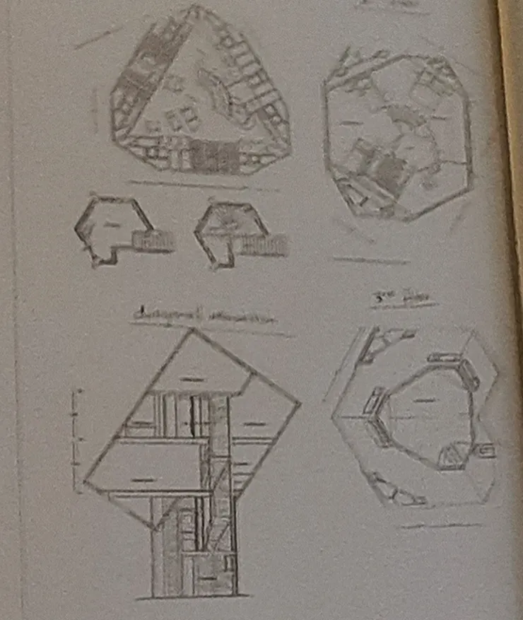 方塊屋建築設計圖..超創意的分割
