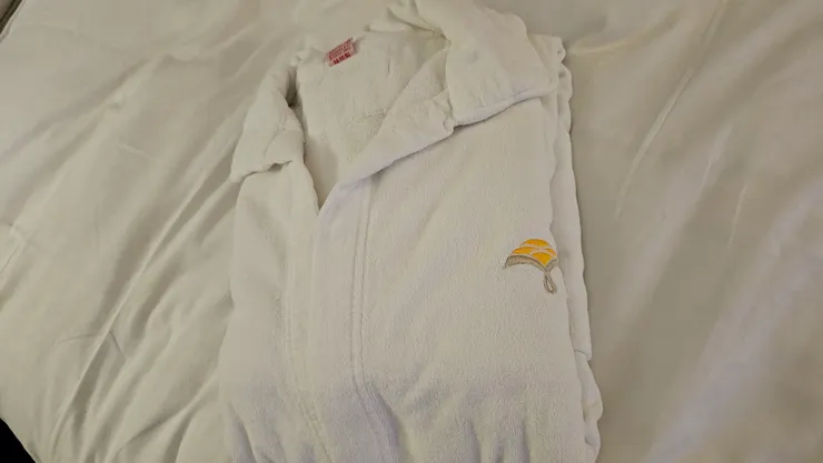 福容大飯店的浴袍是越南製的!