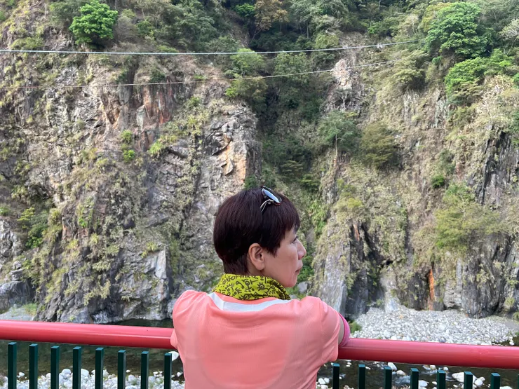 大甲溪的河谷地形