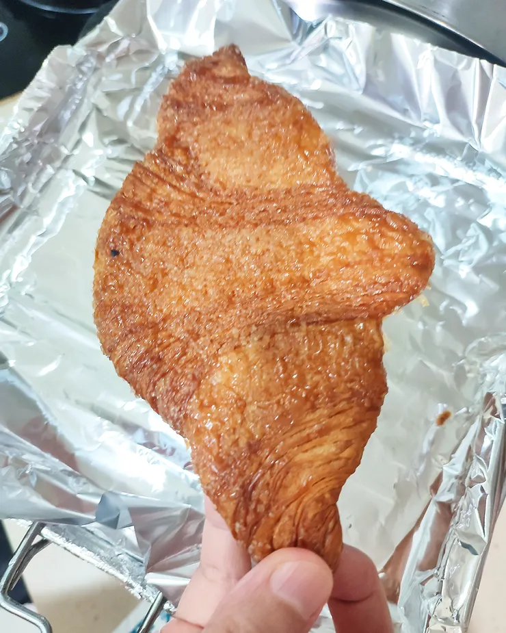 ▴ 宝泉扁可頌 / 冷凍拿出的樣子