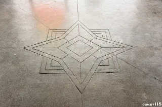 車寄的磨石子地坪