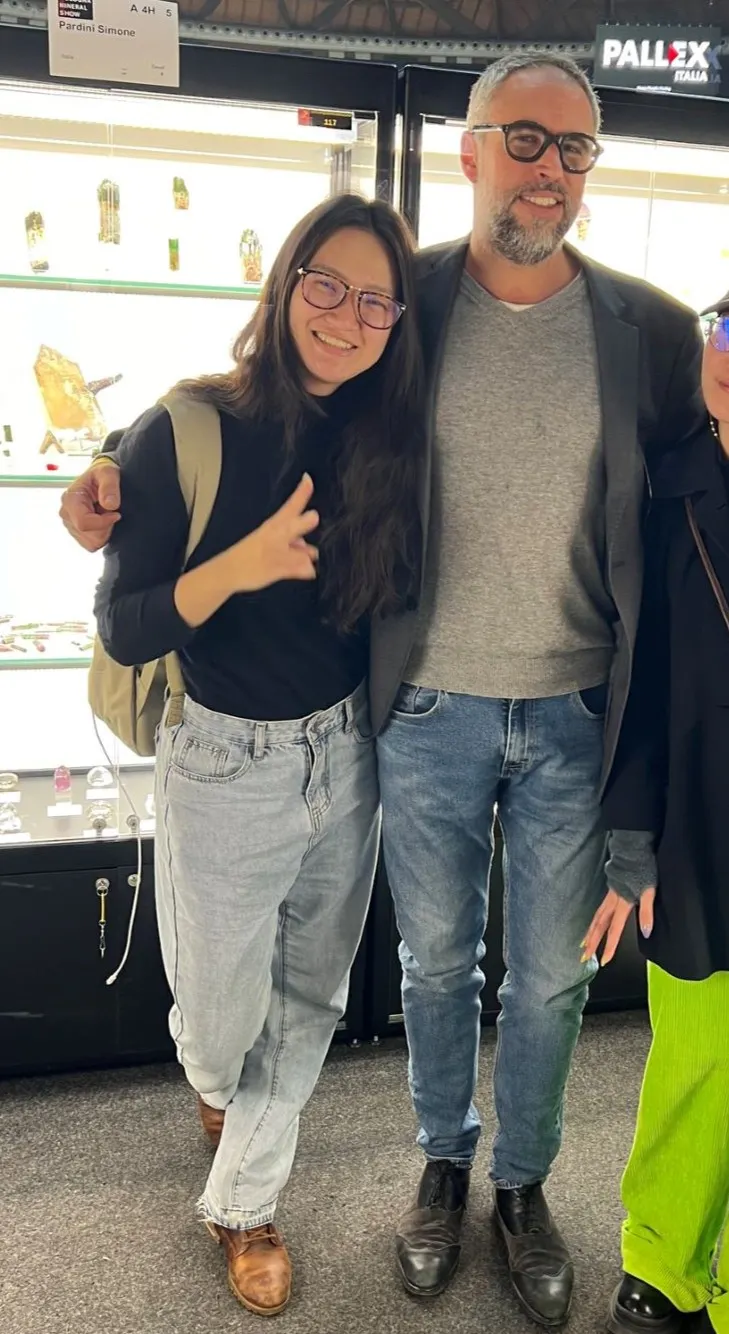 Lithos Minerals創辦人,礦物品牌成立10年,不僅在波隆那礦物展參展,土桑礦物展、聖瑪麗礦物展、慕尼黑礦物展,各大國際展覽上都能看見他的身影