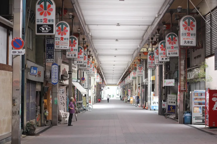 沒落的中央銀座商店街