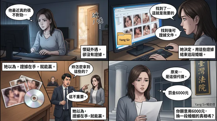 外遇證據的取得有時會涉及刑事不法