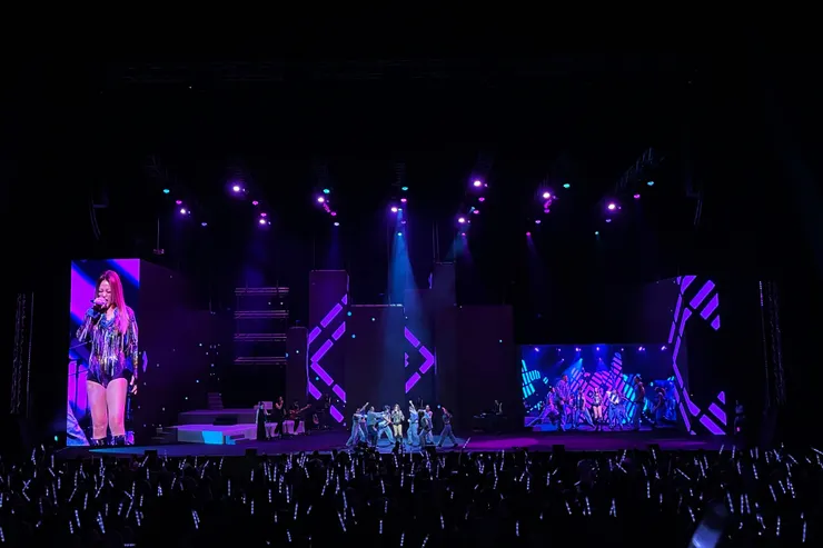 在安可橋段中，戴愛玲化身「電音公主」