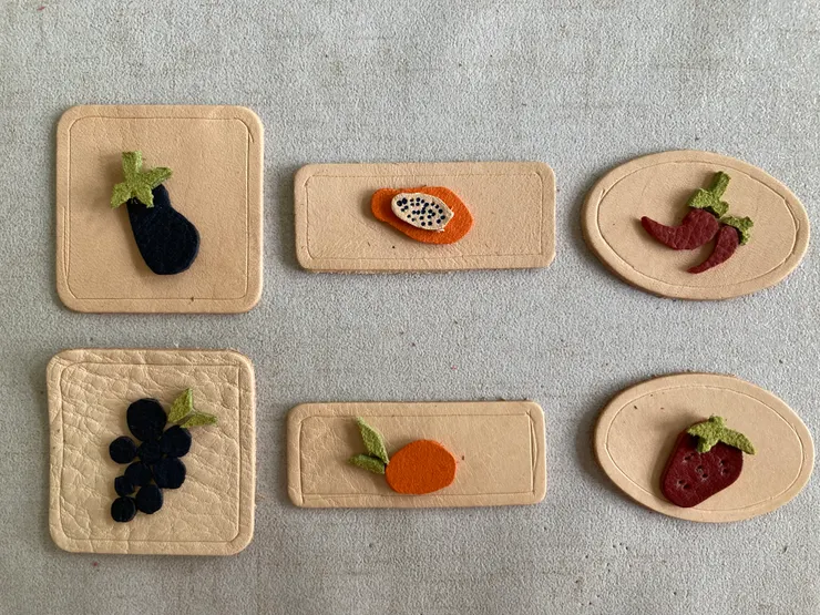 花了不少時間在做皮標