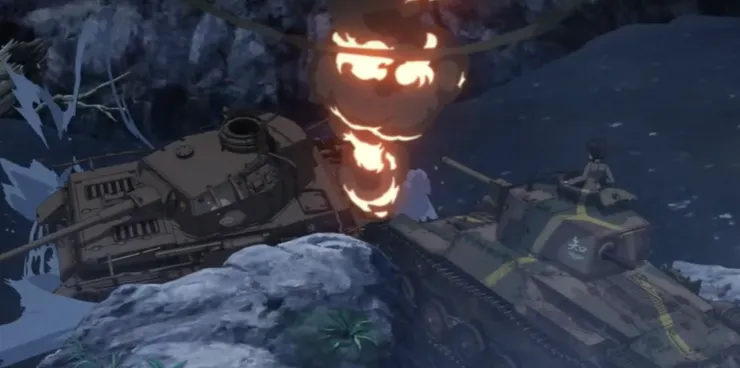 一次戰術的轉彎，知波單成功打倒鮟鱇。