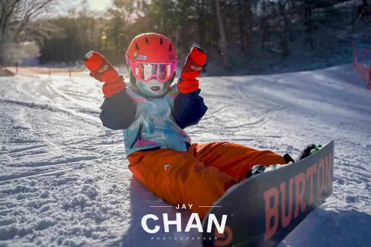 輕井澤王子滑雪場_小小學員