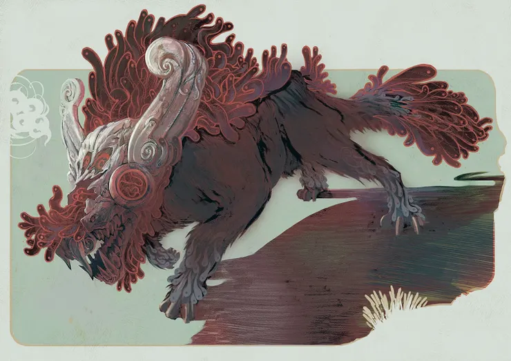 Retro廢案稿-被怨念附身的野獸