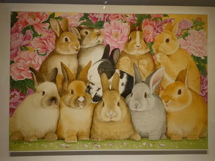 大團圓 (膠彩，紙本)