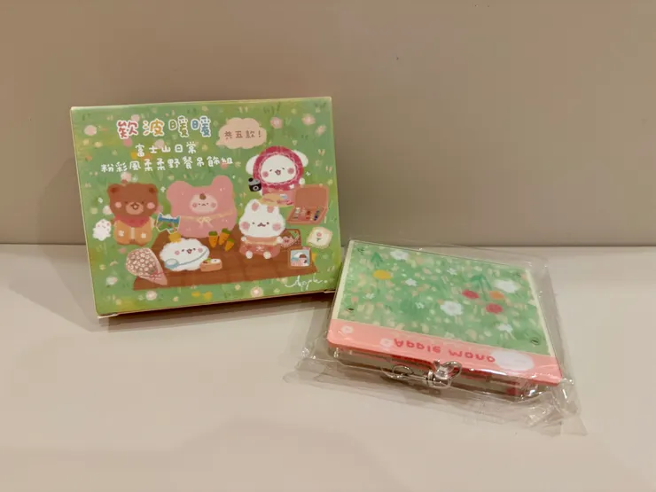 立體壓克力鑰匙圈,忘了是$250還是$180(台灣)