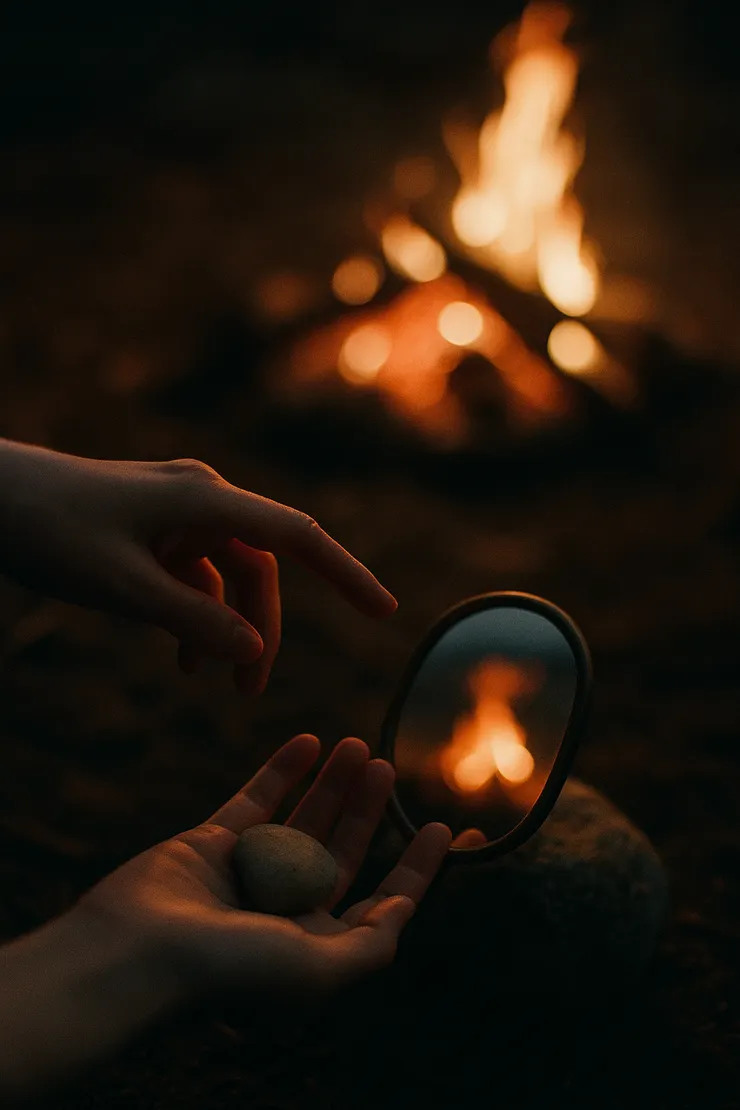 〈收刀入鞘〉問號先回鞘，讓夜替你磨亮邊。