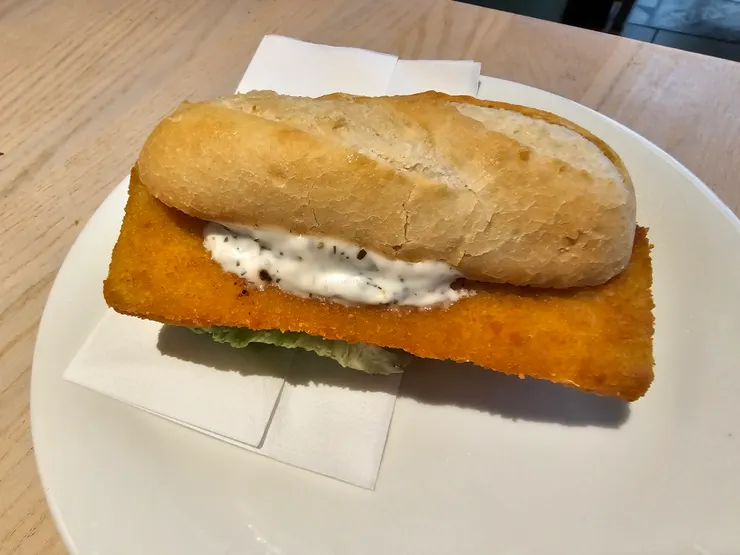 美味魚堡做為旅行尾聲