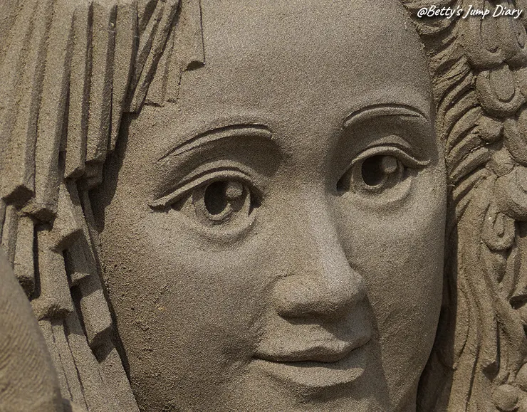 ▲2025苗栗「通霄沙雕藝術節」逍遙沙城/圖片來源：Betty's Jump Diary