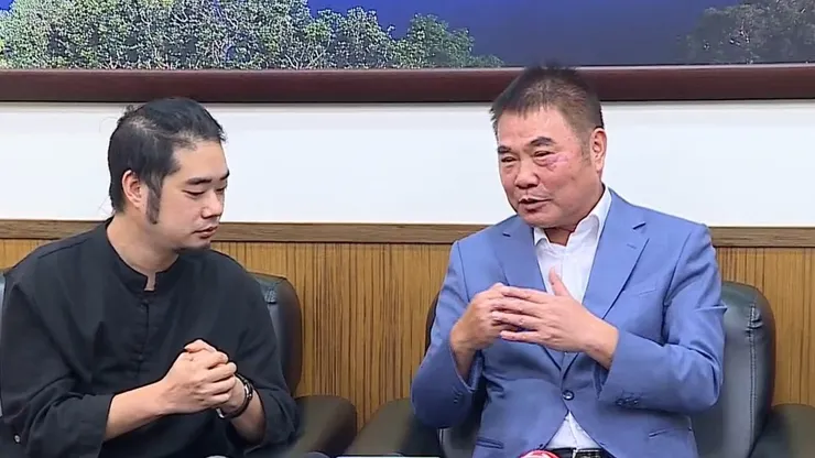 此次齊廷洹事件中，苗栗縣政府除了向對方道歉外，也主動與齊廷洹見面，並邀請對方參與反詐騙宣導活動。圖片來源:東森新聞