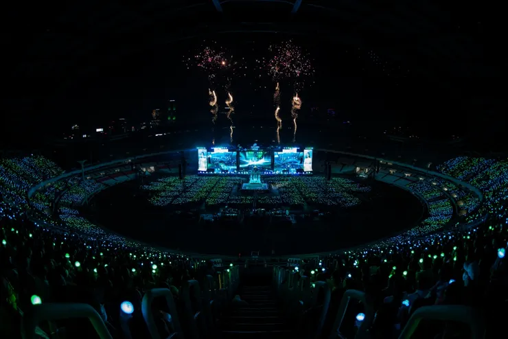 座無虛席的燈海，是不是特別美麗呢！