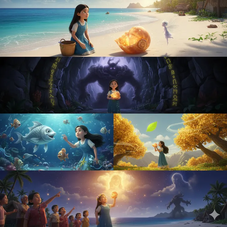 貝殼姑娘與風之心