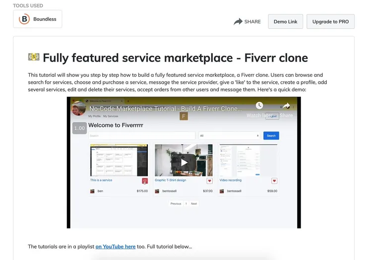 早期版本 Makerpad 示意