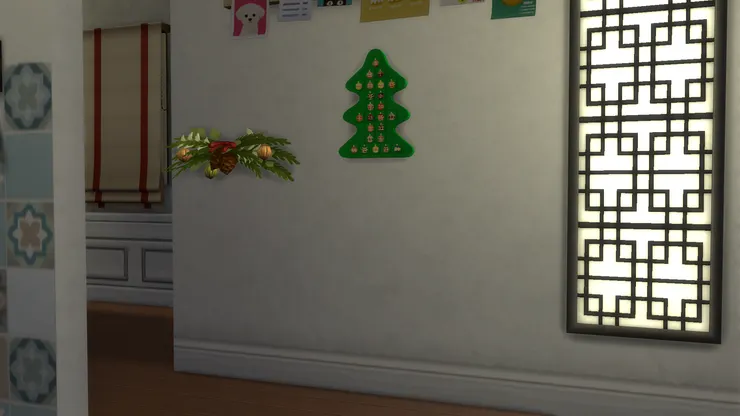 這棵「聖誕樹」其實是用來倒數聖誕，有些每掀開一個日期便有一份禮物，外國好像挺流行。