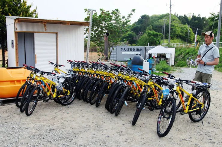 為了怕自行車無法順利運送到災區,Giant Japan說服了物流公司配合。