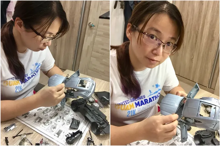 我和我的模型車一點都沒有違和感