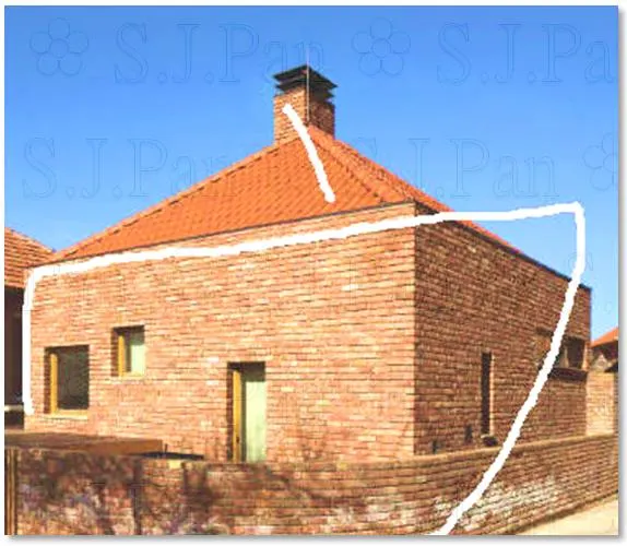 「ウ」的外觀有點像是屋頂的形狀。