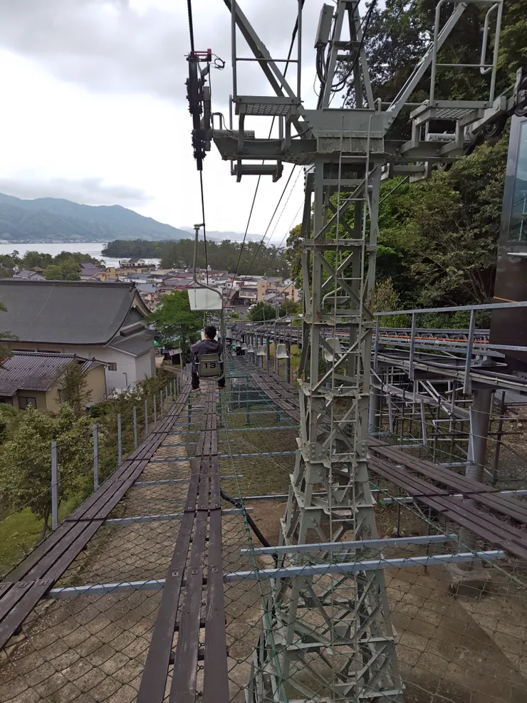 飛龍観纜車下山