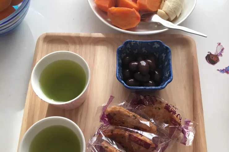 抵達寄宿家裡，Home媽為我準備的小點心