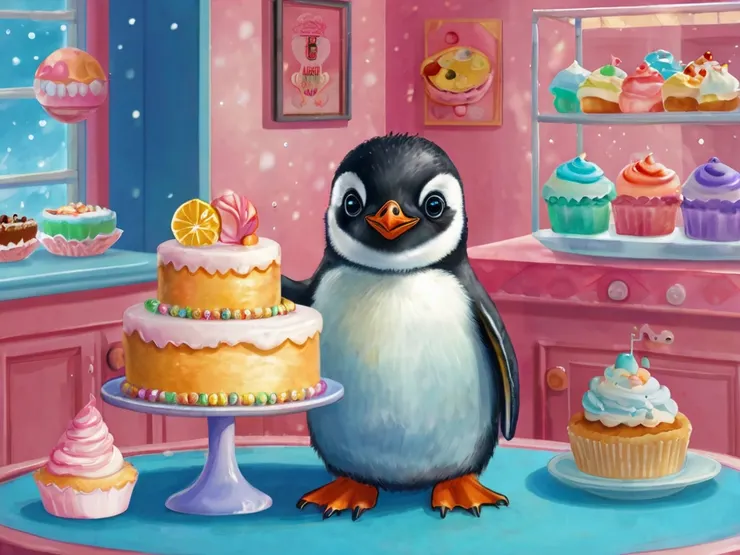 隨手試了一些冷門動物,企鵝算是效果特別好的!